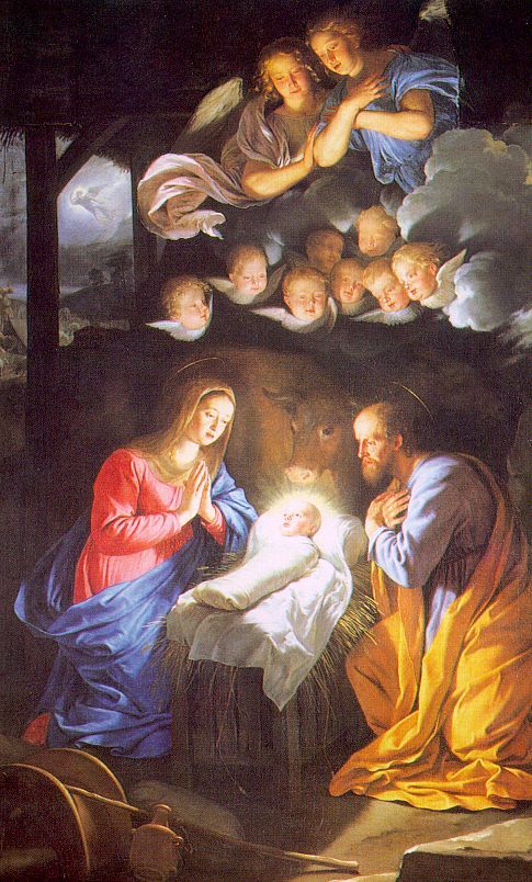 485x804 The Nativity By Champaigne (One Of My Favorite Depictions - Jesus In Manger Painting