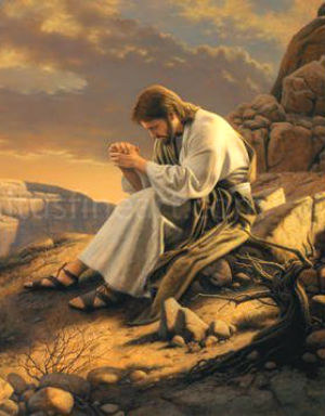 300x384 First Sunday Of Lent Entering Into The Desert In Jesus - Jesus In The Desert Painting
