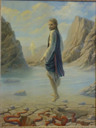 405x541 Jesus In The Desert Www.artlysak.ru - Jesus In The Desert Painting