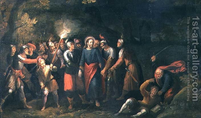 705x414 Christ In The Garden Of Gethsemane Hans Iii Jordaens Reproduction - Jesus In The Garden Of Gethsemane Painting