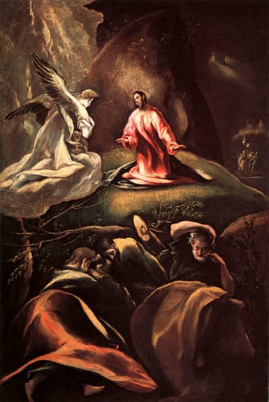 385x576 About The Artworks Hungary Looted - Jesus In The Garden Of Gethsemane Painting