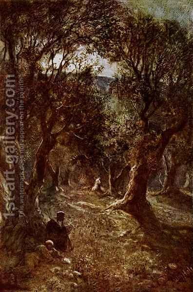 396x600 Jesus Praying In The Garden Of Gethsemane William Brassey Hole - Jesus In The Garden Painting