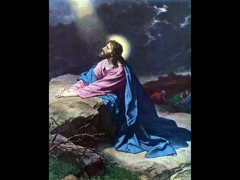 480x360 Journey Of Jesus To Calvary Cross Jesus Prays Garden Gethsemane - Jesus In The Garden Painting
