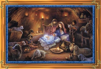 400x276 Christmas Without Jesus - Jesus In The Manger Painting