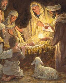 261x327 Free Jesus Clipart - Jesus In The Manger Painting