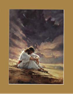 250x320 Ron Dicianni - Jesus In The Wilderness Painting