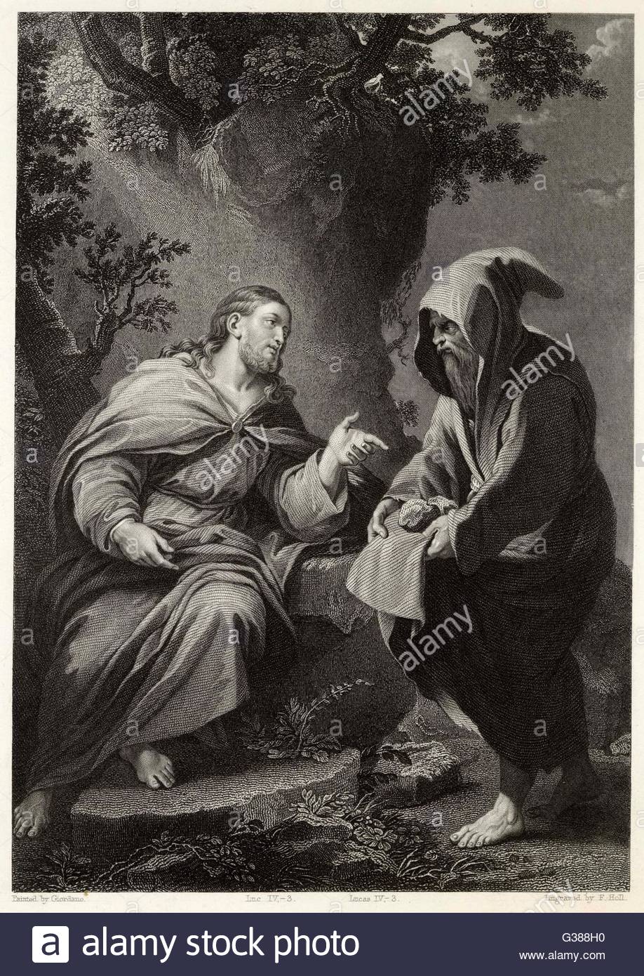 918x1390 Jesus Is Tempted By Satan In The Wilderness - Jesus In The Wilderness Painting