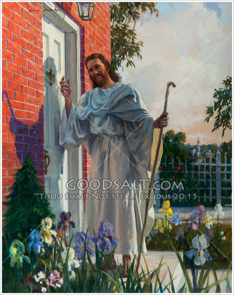 476x600 Jesus Knocking - Jesus Knocking At The Door Painting