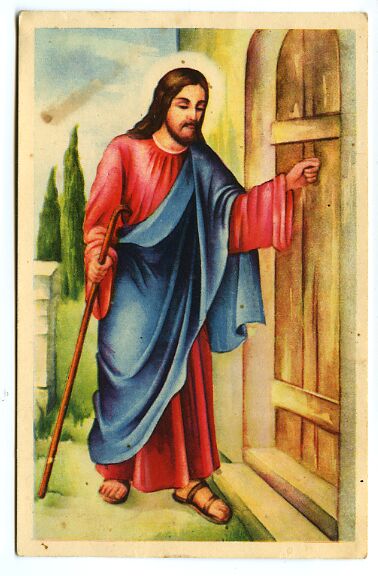378x576 Door Clipart Jesus - Jesus Knocking At The Door Painting