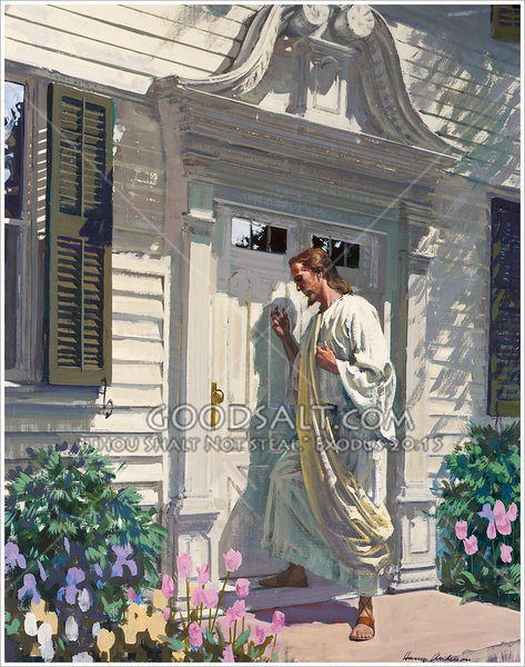 473x600 Jesus - Jesus Knocking At The Door Painting Artist