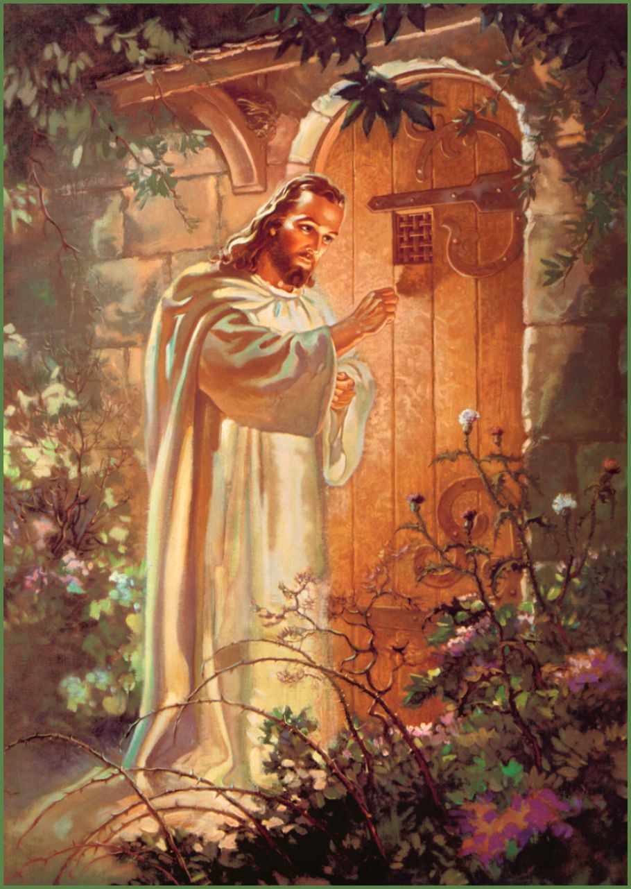 Jesus Knocking At The Door Painting Artist At