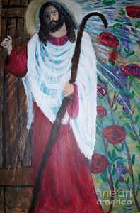 198x300 Jesus Knocking Paintings Fine Art America - Jesus Knocking Painting