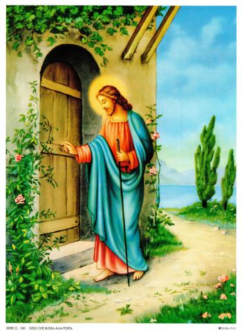 350x479 Jesus Knocking - Jesus Knocking Painting