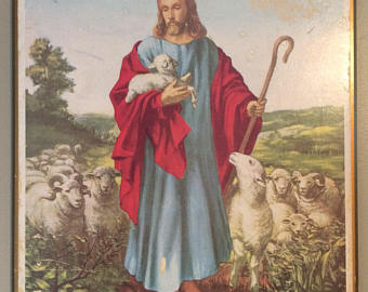 340x270 Jesus And Lamb Etsy - Jesus Lamb Painting