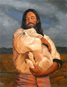 233x300 The Lamb - Jesus Lamb Painting