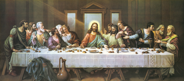 Jesus Last Supper Painting at PaintingValley.com | Explore collection ...