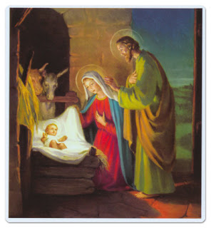 296x320 Jesus Christ Born In Stable Manger - Jesus Manger Painting