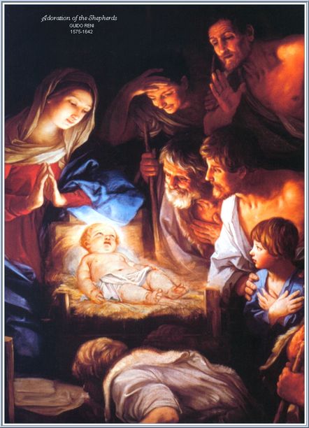 442x612 Nativity Of Jesus Christ - Jesus Manger Painting