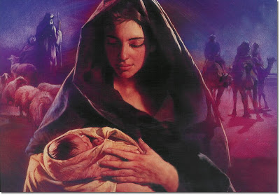 400x278 Baby Jesus Beautiful Photos Pictures Of Baby Jesus And Mary - Jesus Manger Painting