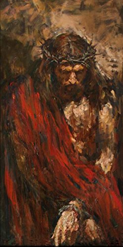 249x500 Osm Art Handmade Abstract Portrait Paintings Modern Large Artwork - Jesus Oil Painting