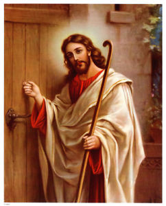 242x300 Jesus Oil Painting Repro Anklopfender Christus Ebay - Jesus Oil Painting