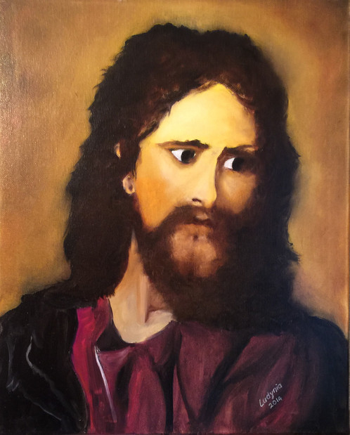 Jesus Oil Painting at PaintingValley.com | Explore collection of Jesus ...