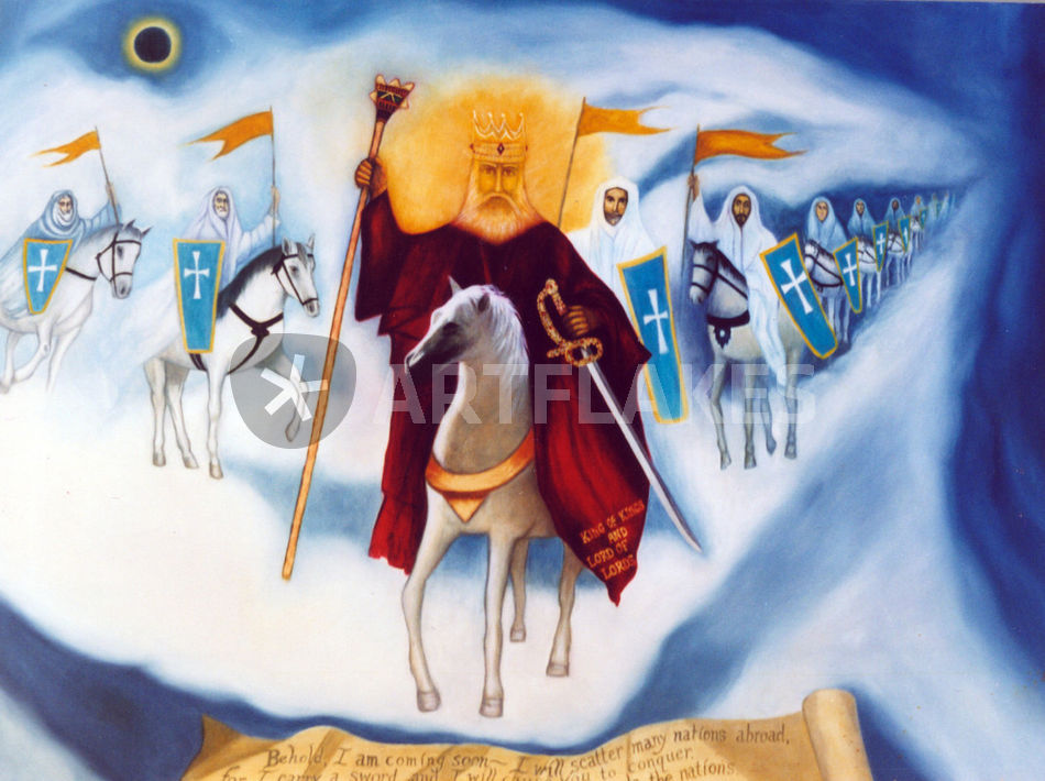 950x710 Jesus On The White Horse Painting Art Prints And Posters By - Jesus On A White Horse Painting