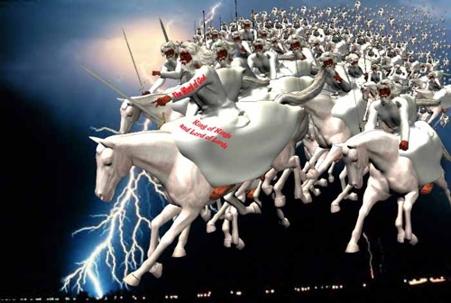 500x336 Judge Jesus The Overflow Room - Jesus On A White Horse Painting