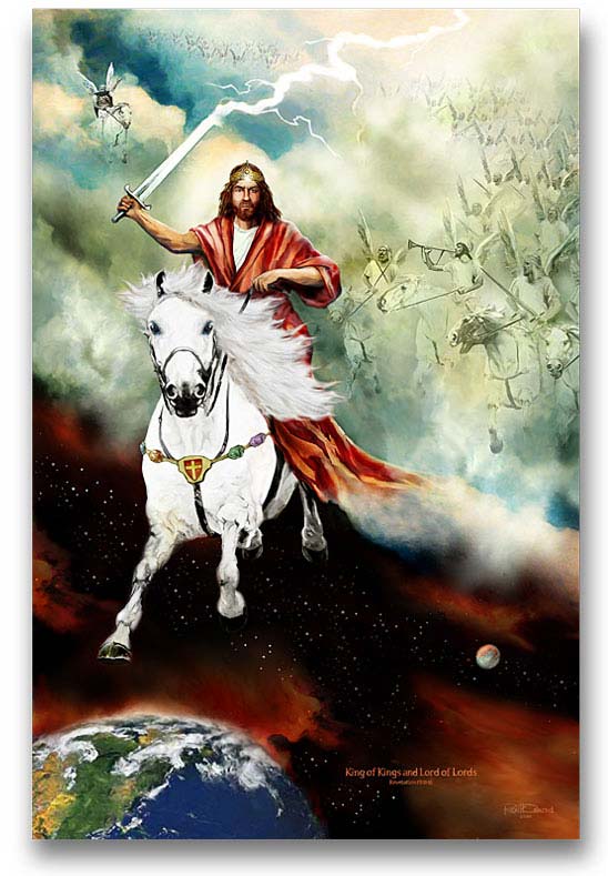 548x789 Why The Good Guys Ride White Horses A Word From My Heart - Jesus On A White Horse Painting