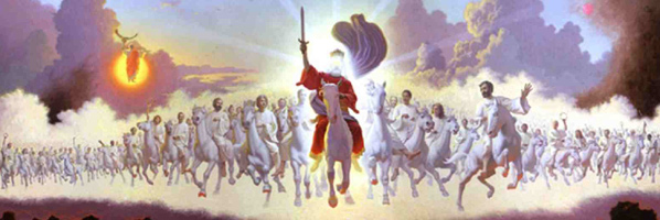 598x200 Jesus White Horse - Jesus On A White Horse Painting