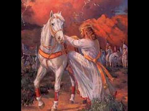 480x360 I Saw Jesus Coming On A White Horse - Jesus On A White Horse Painting