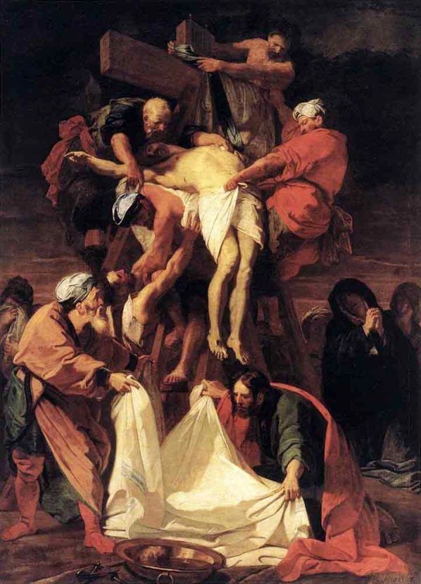 598x830 Jesus Lifted Down From The Cross Famous Paintings I Love Jesus - Jesus On Cross Famous Painting