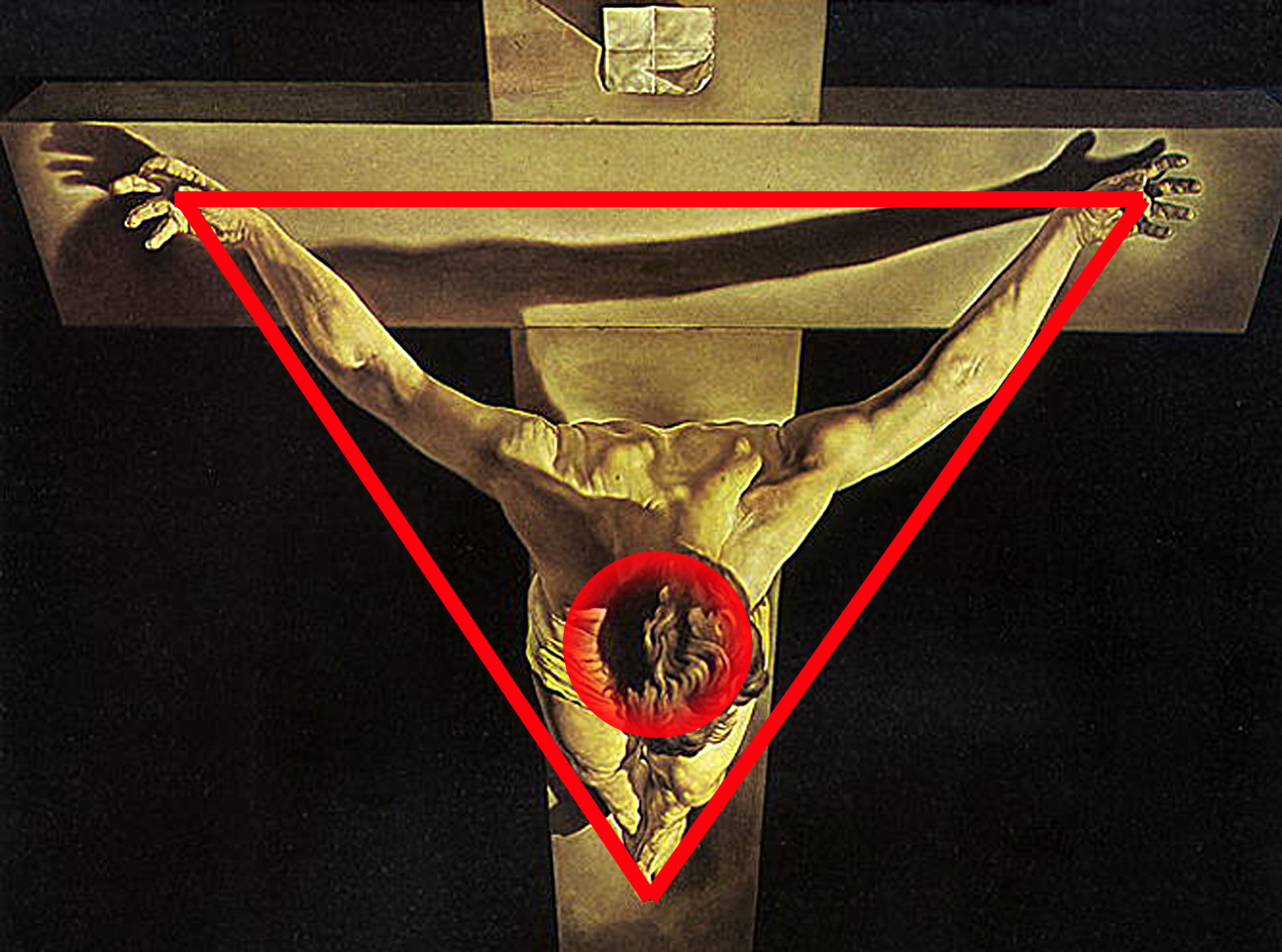 1616x1200 Cleansing Fire Christ Of Saint John Of The Cross - Jesus On Cross Famous Painting