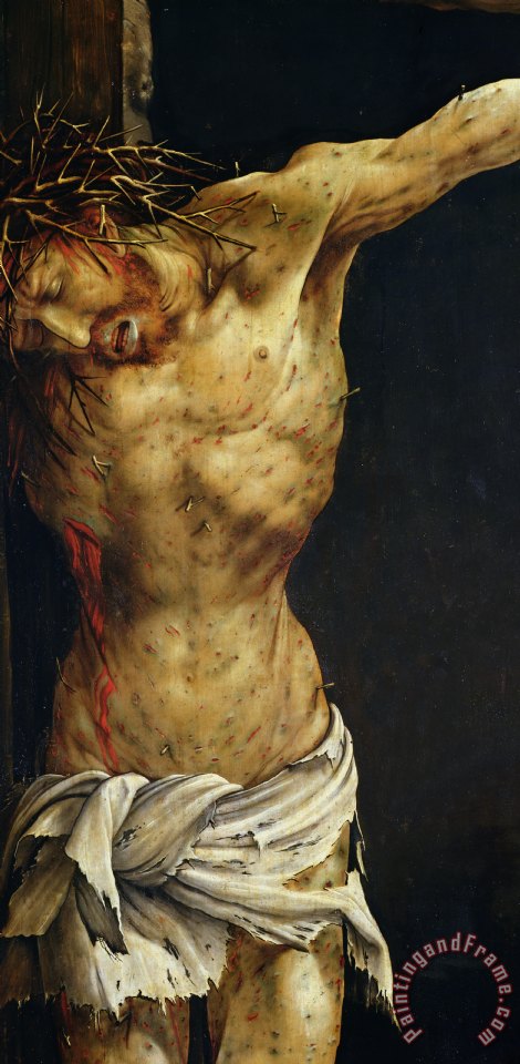 470x960 Matthias Grunewald Christ On The Cross Painting - Jesus On The Cross Painting