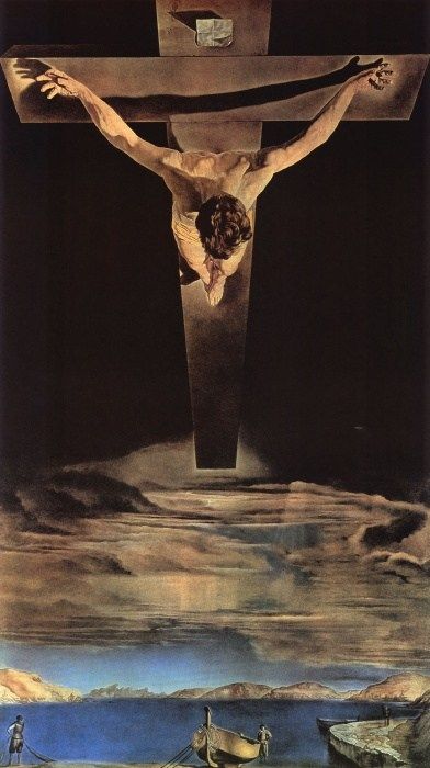 392x700 Salvador Dali Christ Of Saint John Of The Cross Painting - Jesus On The Cross Painting