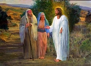 Jesus On The Road To Emmaus Painting at PaintingValley.com | Explore ...