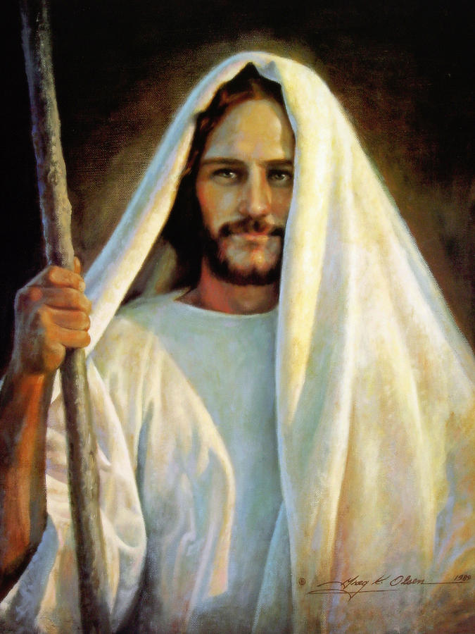 675x900 The Savior Painting By Greg Olsen - Jesus Painting