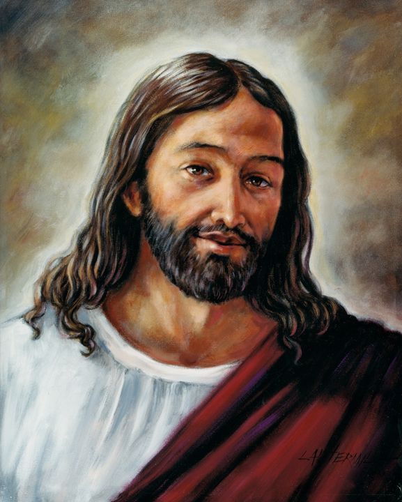 Jesus Portrait Painting at PaintingValley.com | Explore collection of ...