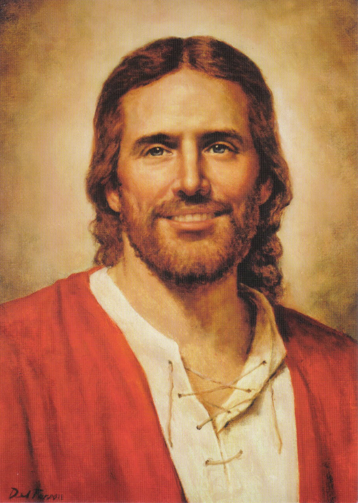 1139x1600 Beautiful Jesus Picture Smiling Portrait Painting Senseless - Jesus Portrait Painting