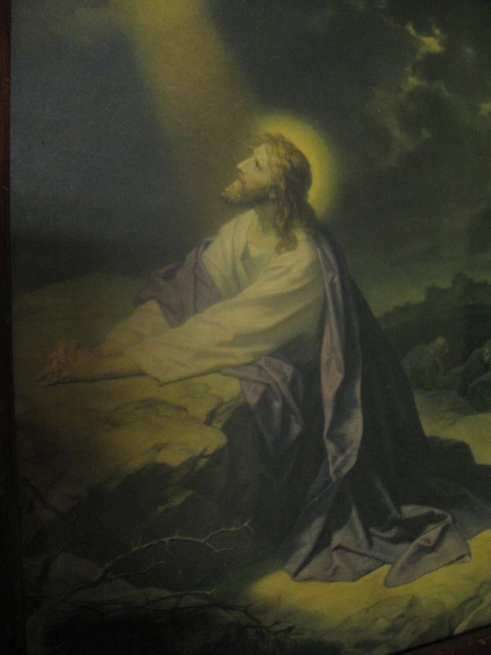 960x1280 Jesus Praying To God The Father In Gethsemane Print By Heinrich - Jesus Praying In Gethsemane Painting