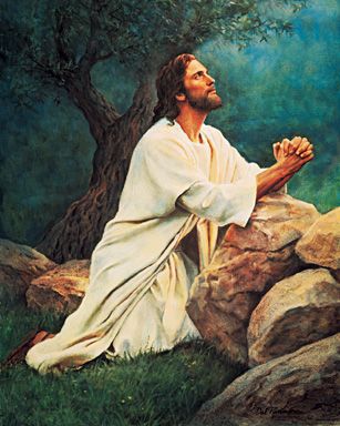 307x384 Prayer - Jesus Praying In Gethsemane Painting