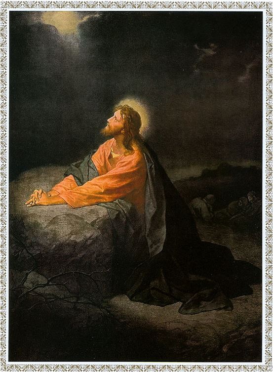 Jesus Praying In The Garden Of Gethsemane Painting at PaintingValley ...