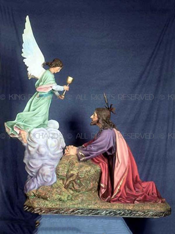 600x800 Christ - Jesus Praying In The Garden Of Gethsemane Painting