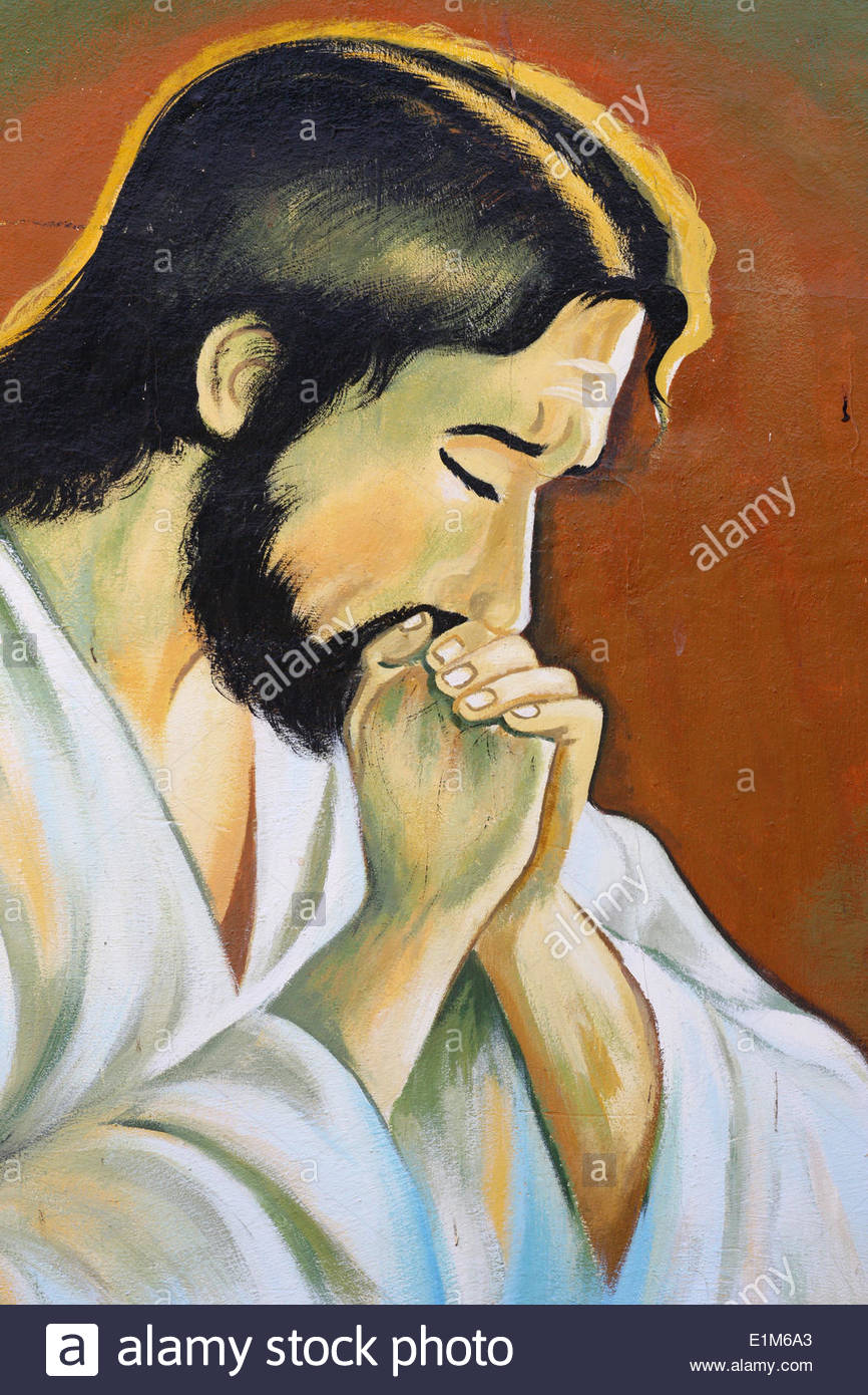 866x1390 Jesus Praying Painting Stock Photos Amp Jesus Praying Painting Stock - Jesus Praying Painting
