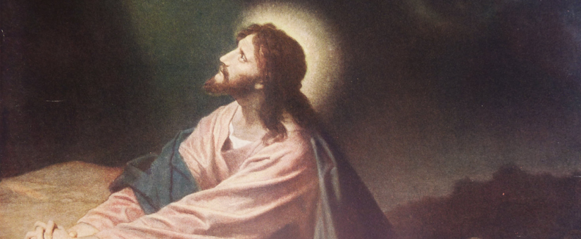 825x340 Jesus And Prayer The Brothers Of Saint John - Jesus Praying Painting