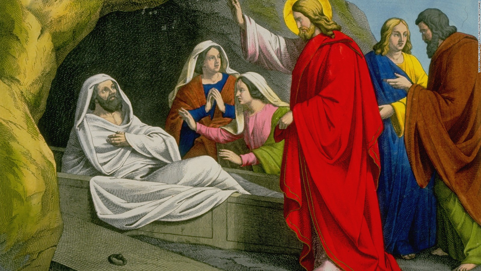 1600x900 Readings Amp Reflections Tuesday Of Holy Week Amp St. Lazarus, March - Jesus Raises Lazarus Painting