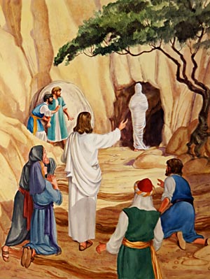300x399 The Desire Of Ages, By Ellen G. White. Chapter 58 Lazarus, Come - Jesus Raises Lazarus Painting