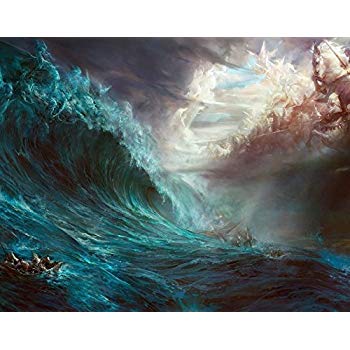 350x350 Kreative Arts - Jesus Reaching Into Water Painting