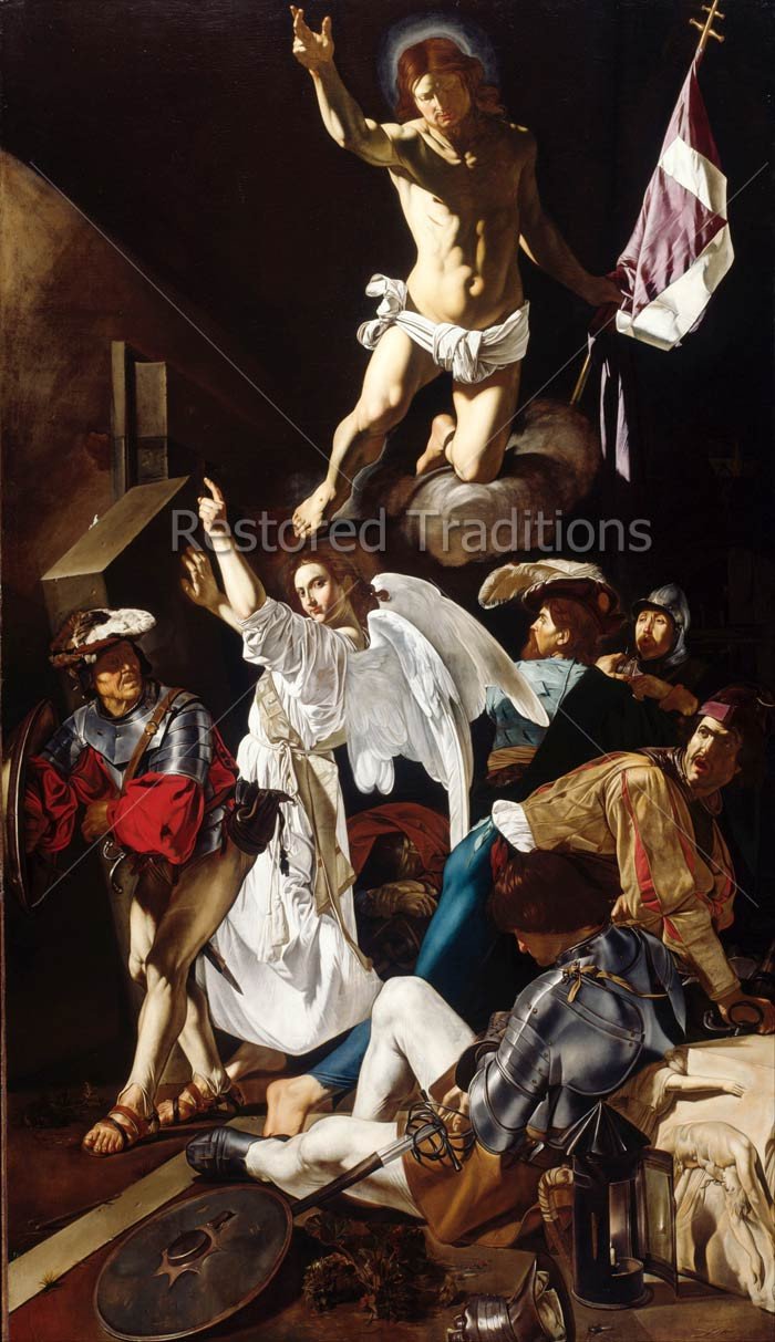 700x1213 Rf Stock Art For Download The Triumphant Resurrection Of Jesus Christ - Jesus Resurrection Painting
