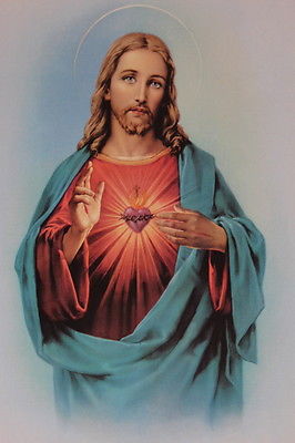 Jesus Sacred Heart Painting at PaintingValley.com | Explore collection ...